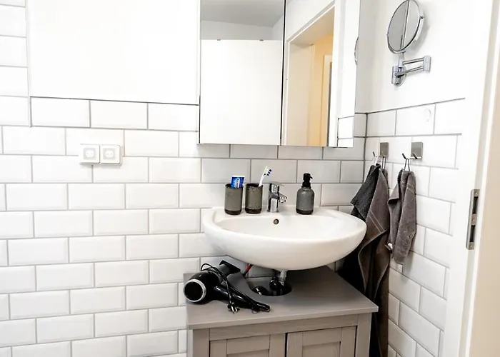 Birds-nest Balkon Kaminofen Apartament Darstein